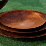 Bracieri e porta legna in corten per scaldare l’inverno bracieri e porta legna in corten