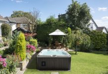 Jacuzzi in giardino
