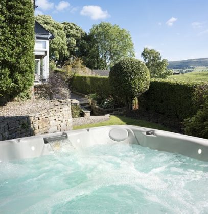 Jacuzzi in giardino