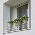 vasi agganciabili direttamente alla ringhiera