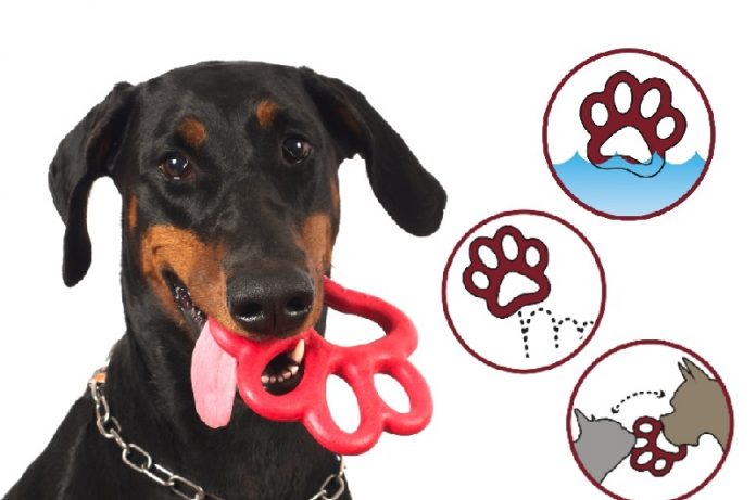 gioco per cani in materiale atossico