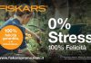 campagna di Fiskars 0% stress 100% felicità