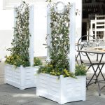 fioriera con spalliera