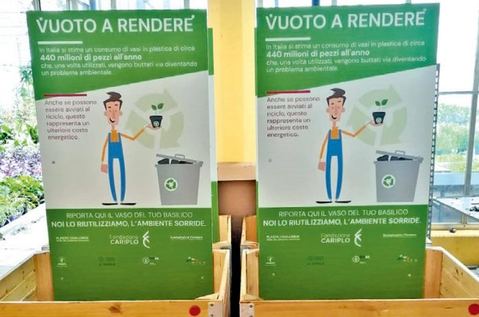 plastica nel florovivaismo