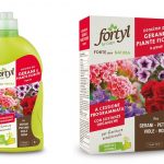 Concime Fortyl granulare e liquido per gerani, petunie e viole concime fortyl