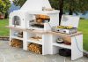 barbecue con forno a legna