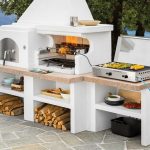 barbecue con forno a legna
