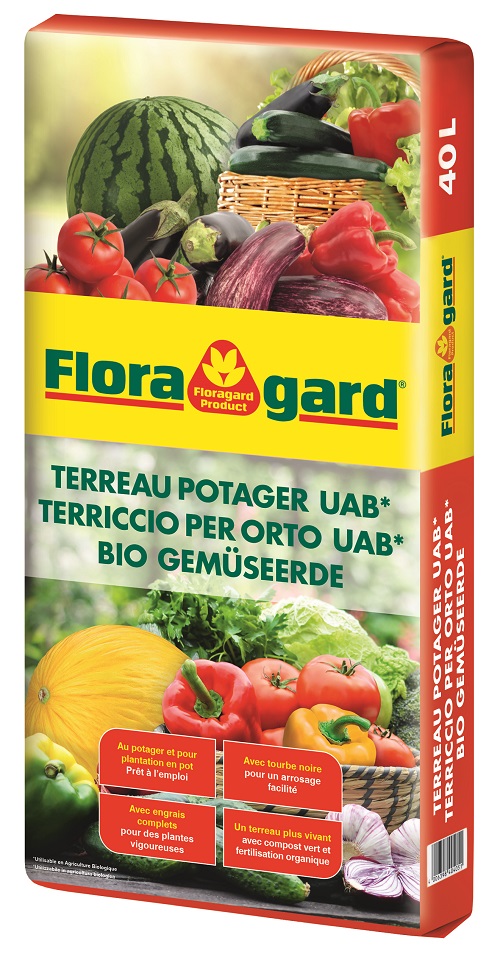 Terriccio Floragard per orto