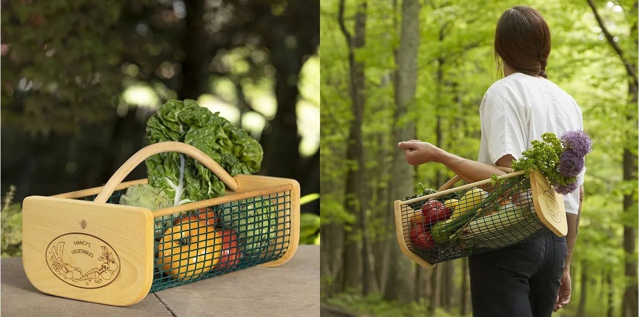 Idee interessanti per il giardino - cestino verdure