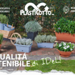 Plasticotto Eco di Idel, la linea di vasi in materiale riciclato e riciclabile vasi in materiale riciclato