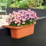 fioriera da balcone con agganci regolabili