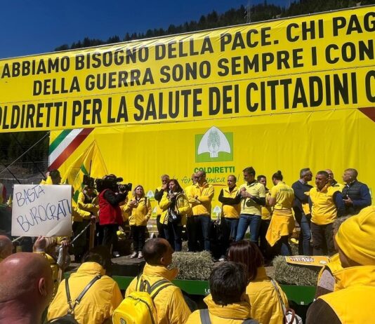 protesta di Coldiretti