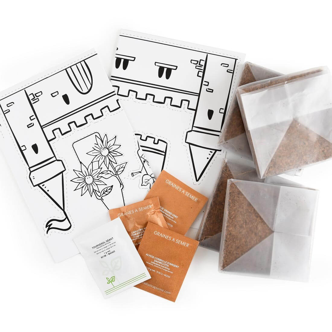 idee innovative per il giardino - radis et capucine